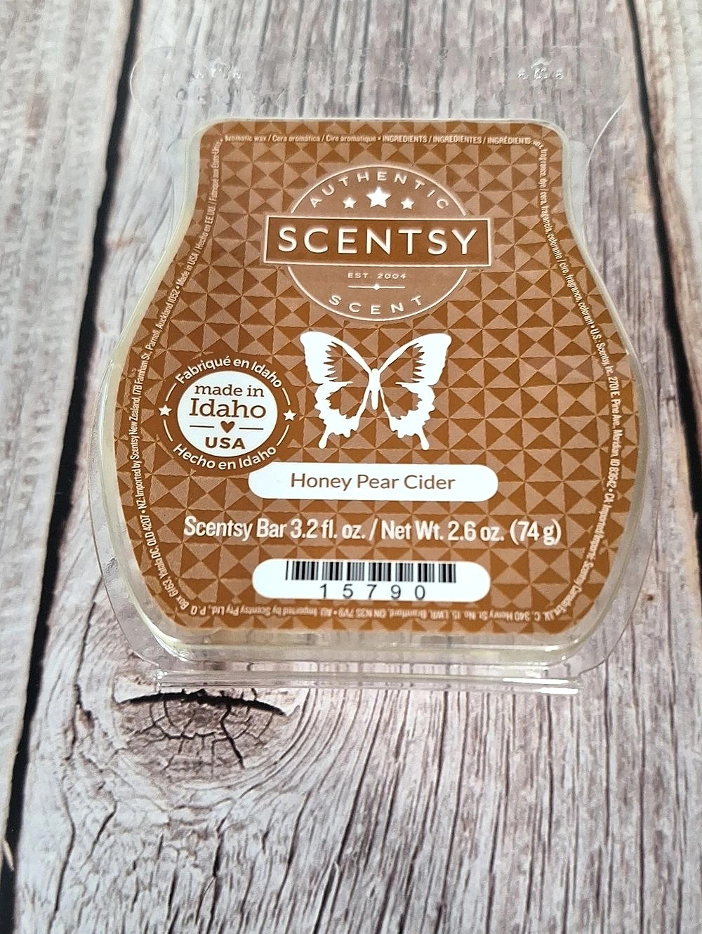 Scentsy Honey Pear Cider Scent Wax Bar